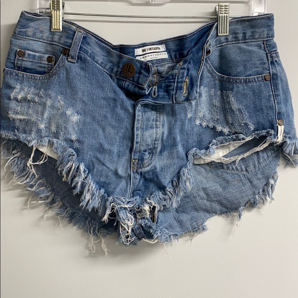 One Teaspoon Jean Shorts